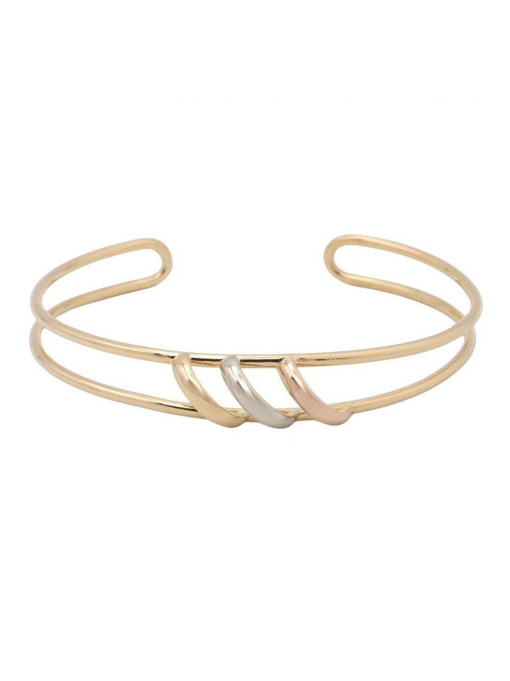 Cartier Bangle Trinity 16 18k White Gold Bracelet